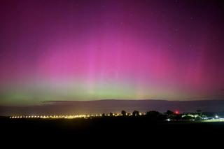 Zorza polarna na Podkarpaciu. Niesamowity spektakl na niebie