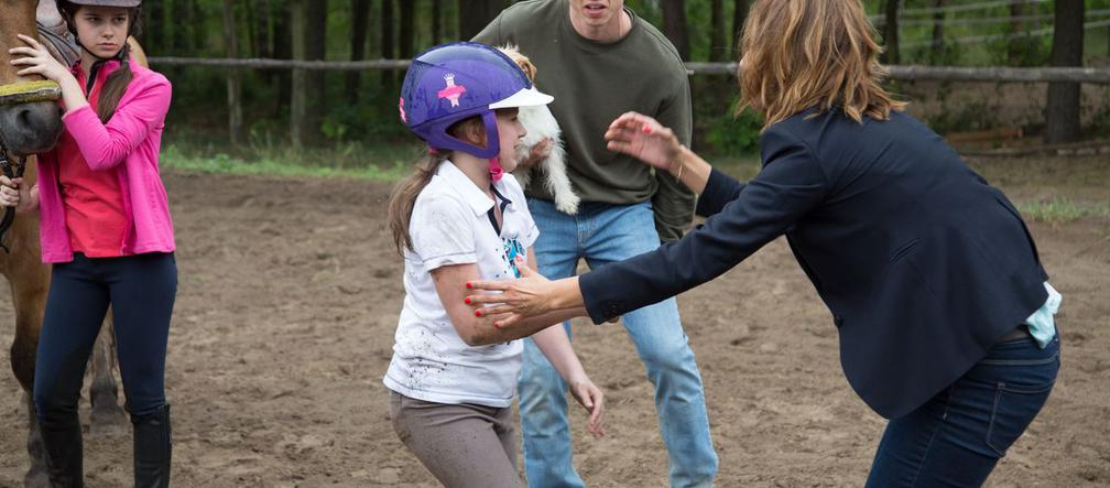 Na dobre i na złe odc. 712. Kasia Smuda (Ilona Ostrowska), Łukasz (Alan Andersz), Matylda (Amelia Czaja)