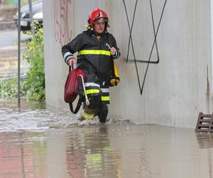 Zalania po intensywnych opadach deszczu