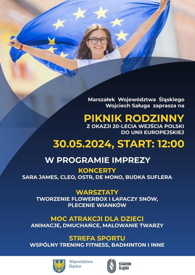 Piknik Rodzinny z okazji 20-lecia wejścia Polski do Unii Europejskiej