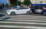 Karambol w centrum Bydgsozczy. Ruch w stronę centrum zablokowany