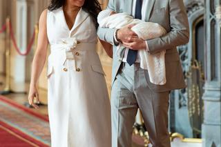 Meghan Markle z dzieckiem i mężem, księciem Harrym