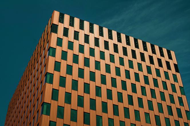 fasada budynku Wave w Gdańsku
