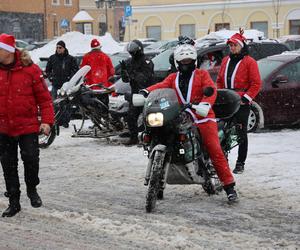 Śnieżyca niestraszna MotoMikołajom z Lublina!