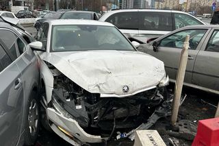 Karambol w Alejach Jerozolimskich (14.02.2025)