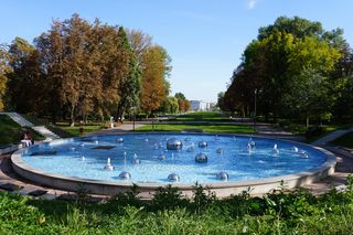 Pierwszy dzień jesieni 2024 w parku Ludowym w Lublinie