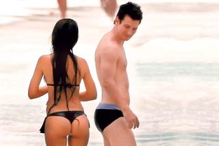 Lionel Messi na wakacjach w Cancun. Piłkarz wybrał się na plażę ze swoją partnerką Antonellą Rocuzzo