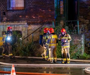 Pożar pustostanu w Chorzowie. 31-letni sprawca podpalenia usłyszał zarzuty