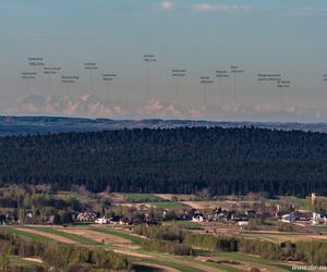 Tatry, Beskidy, Tarnobrzeg widziane z Kielc i Świętokrzyskiego. Niezwykłe efekty dalekich obserwacji!