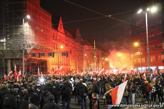 Marsz Niepodległości 2021 we Wrocławiu