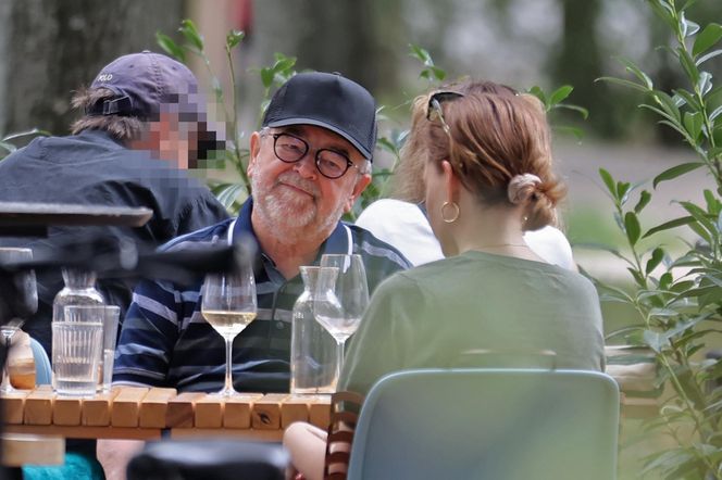 Edward Miszczak i Anna Cieślak na bazarku