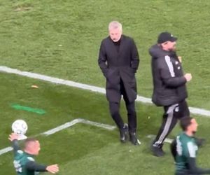 Edward Iordanescu w meczu Szachtar - Legia