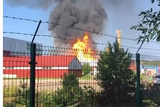 Pożar wagonów Orlenu