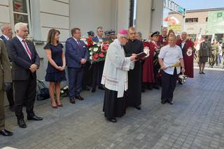 Odsłonięcie tablicy upamiętniającej 100-lecie Cudu nad Wisłą