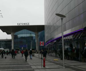 Galeria Katowicka i dworzec kolejowy w Katowicach, wrzesień 2013