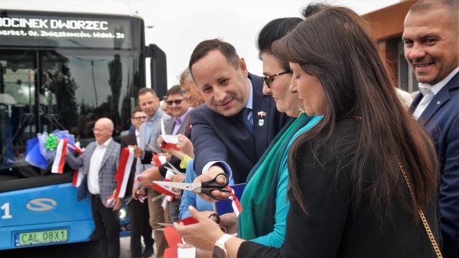 Otwarcie dworca autobusowego w Ciechocinku