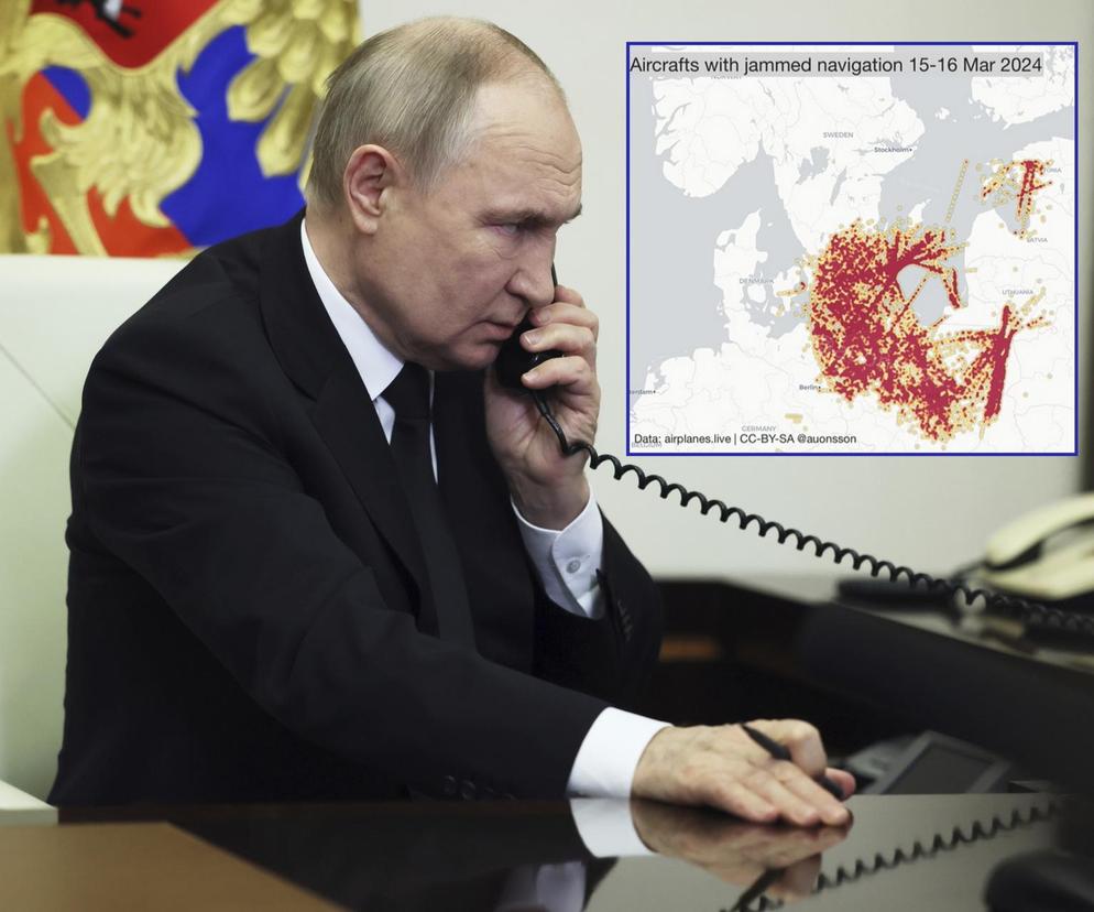 Zakłócenia GPS w Polsce! Wszystko przez Putina? Pokazano mapę