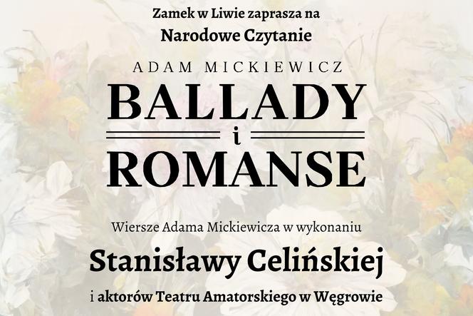 Narodowe Czytanie na zamku w Liwie ze Stanisławą Celińską już 3 września!