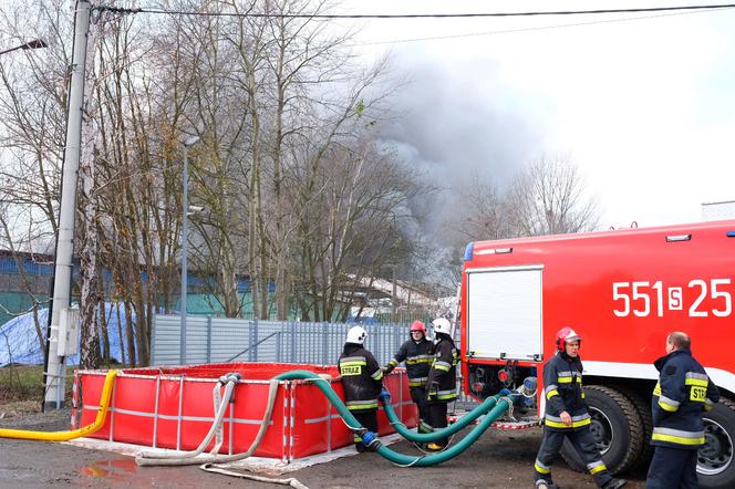 Pożar wysypiska śmieci w Żorach