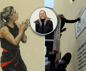 Aleksandra Mirosław przemalowała mural ze swoim wizerunkiem. Nie wiedziałam co z tego wyjdzie