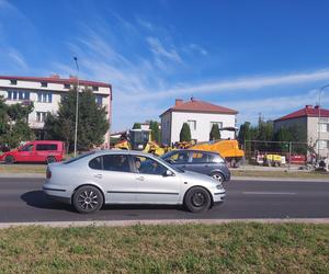 Utrudnienia w ruchu na ul. Szczebrzeskiej w Zamościu