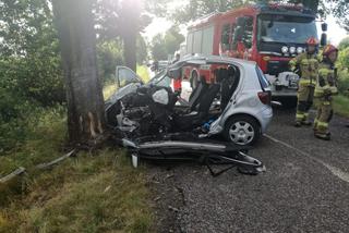 Tragiczny wypadek w Prostkach! Kierowca zginął na miejscu [ZDJĘCIA]