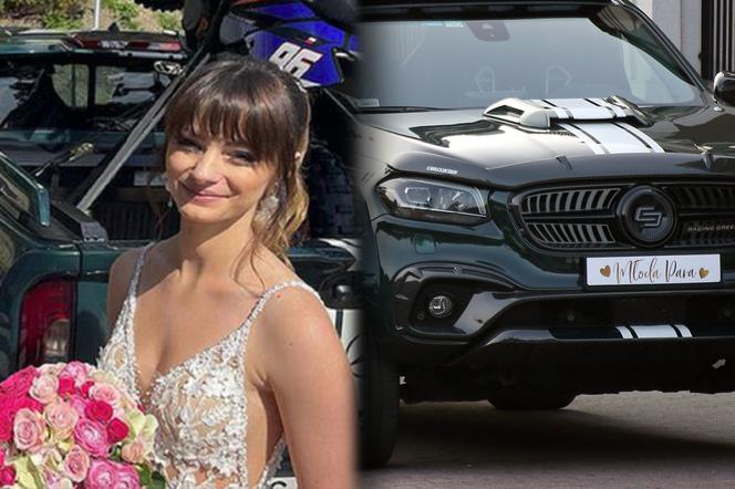 Karolina Małysz zaszalała! Do ślubu pojechała monstrum wartym prawie 600 tys. złotych!