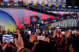 Wystąpienie Joe Bidena w Arkadach Kubickiego w Warszawie