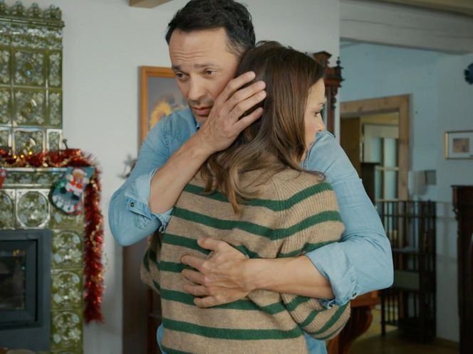 Barwy szczęścia, odcinek 3200: Kasia (Katarzyna Glinka), Mariusz (Rafał Cieszyński) 