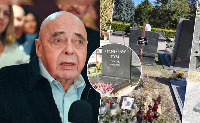 Stanisław Tym, nowy nagrobek