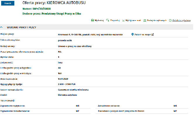 Praca w woj. warmińsko-mazurskim. Oferty z zarobkami powyżej 3 tys. złotych