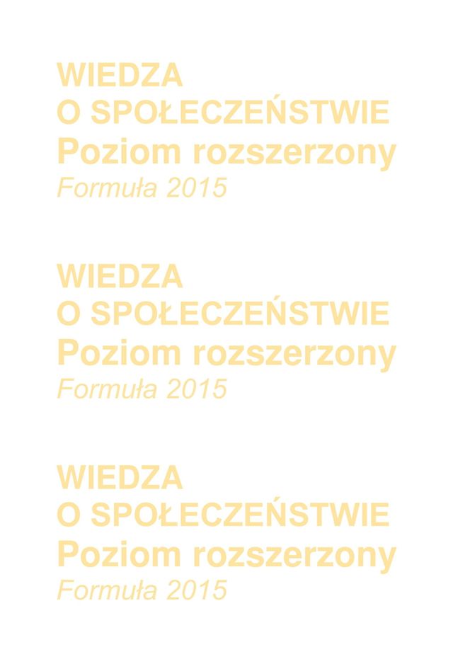 Matura 2025 WOS rozszerzony: odpowiedzi do wszystkich zadań z arkusza CKE - Formuła 2015 [13.05.2025]