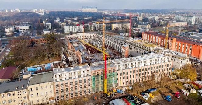 Trwają prace na terenie Widzewskiej Manufaktury WIMY