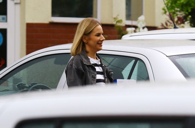 Zakupy Marty Nawrockiej pod okiem ochroniarza