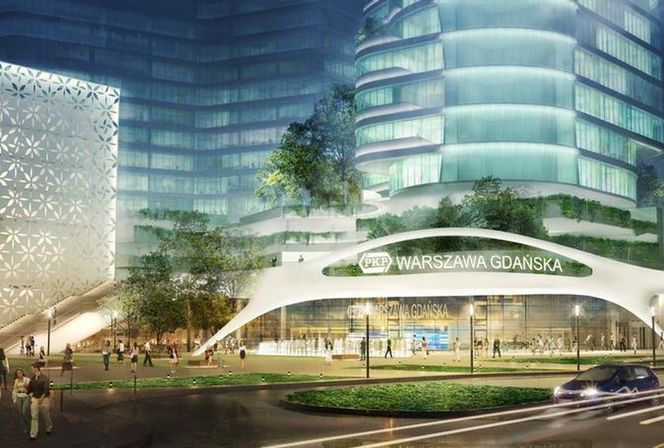Nowe otoczenie dworca Warszawa Gdańska