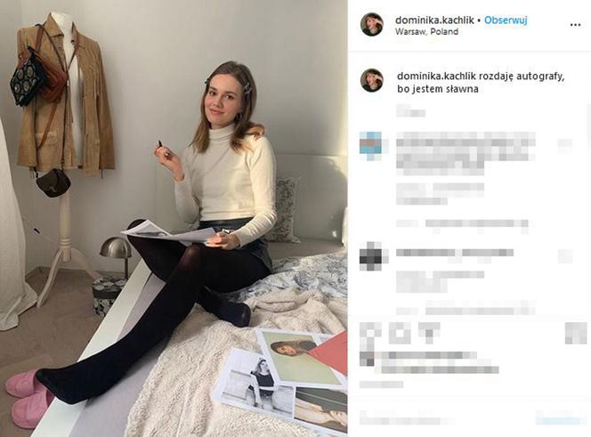 Dominika Kachlik nową gwiazdą " M jak miłość"