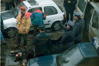 Krwawe morderstwo pod sklepem mięsnym w Pruszkowie. Akcja trwała kilkanaście sekund