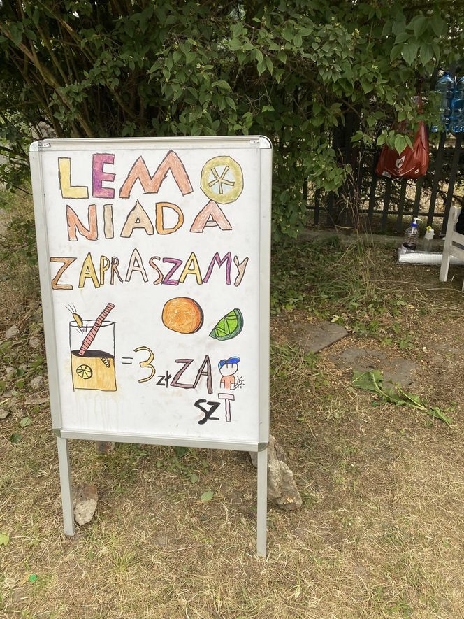 Sprzedają lemoniady, by wesprzeć zbiórkę chorego Tymka