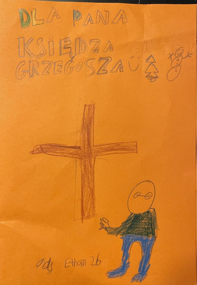 Ksiądz Grzegorz Kramer pokazał rysunki od dzieci, Róża Thun nie wytrzymała