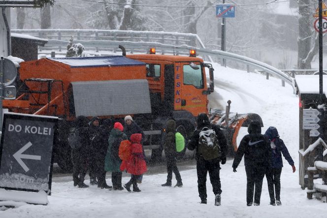 Powrót zimy na Podhalu