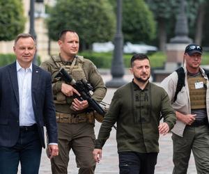 Prezydent Andrzej Duda w Kijowie: Ukraina obroni się i zwycięży. „Polska chce robić tu interesy” [ZDJĘCIA]