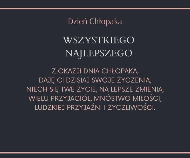 Kartki na Dzień Chłopaka 2024. Piękne obrazki z życzeniami za darmo