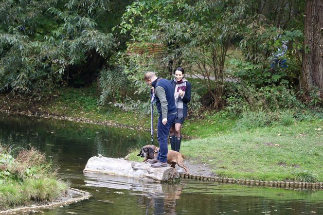 Jacek Ozdoba odpoczywa z żoną po ślubie