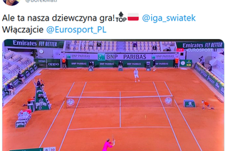 Tak internet zareagował na zwycięstwo Igi Świątek w 1/8 finału Roland Garros