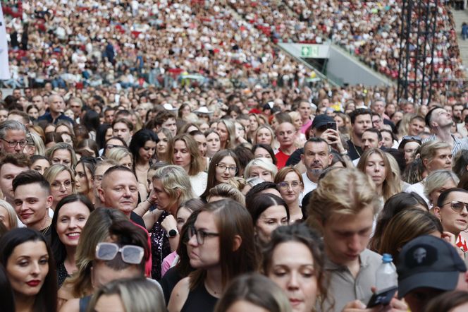 Koncert Jennifer Lopez w Warszawie (25.07.2025) - część druga. Organizatorem koncertu jest Prestige MJM