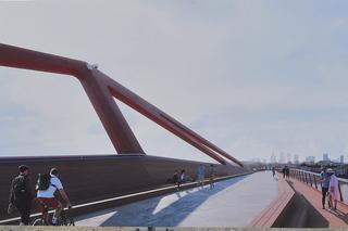 To będzie jedna z najdłuższych kładek rowerowych na świecie. Trzaskowski buduje nowy most na Wiśle [ZDJĘCIA]