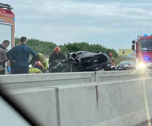 Wypadek na autostradzie A4