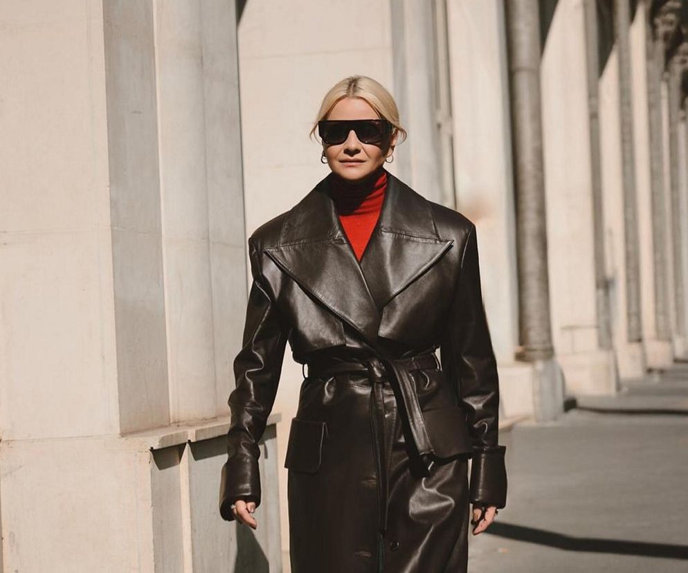 Małgorzata Kożuchowska jak z Matrixa. Mówi, co skrywa pod płaszczem