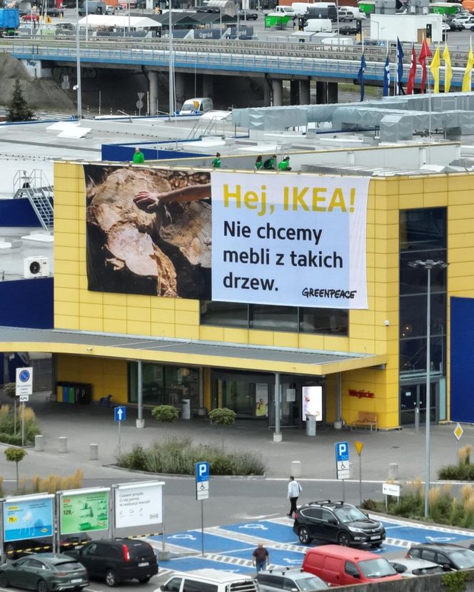 Protest Greenpeace w Jankach 16.09.2025