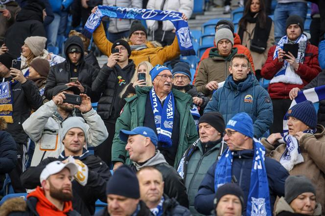  Tak bawili się kibice na meczu Lech Poznań - Piast Gliwice